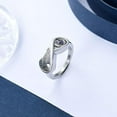 thumbnail image 3 of Angel Wing Cremation Ring for Women - Birthstone Infinity Wing Urn Rings Memorial Jewelry Human Pet Ash Holder Memorial Urn Ring, 3 of 7