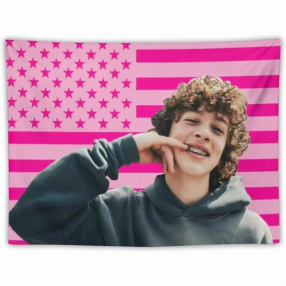 Nelson Celebrity and Decorations Stuff American Pink Flags Wall Funny Tapestry Hanging Neumann Merch for Dorm Bedroom Decorative Aesthetic Tapestries Gift Curtain