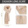 thumbnail image 2 of REDESS Winter Women's Beanie Hat Scarf Gloves Set-Beige, 2 of 4