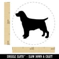 thumbnail image 2 of English Springer Spaniel Dog Solid Self-Inking Rubber Stamp Ink Stamper - Sky Blue Ink - Medium 1 Inch, 2 of 7