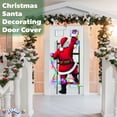 thumbnail image 4 of PMU Christmas Santa Decorating Door Cover 30” x 60” Pkg/3, 4 of 6