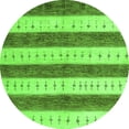 thumbnail image 1 of Ahgly Company Indoor Round Abstract Green Contemporary Area Rugs, 7' Round, 1 of 1