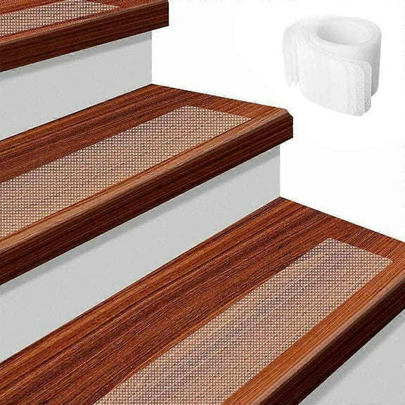 15 Pcs Non Slip Stair Treads Anti Slip Clear Tape Adhesive Stair Mat
