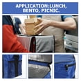 thumbnail image 5 of Picnic Bag Food Pouches Grocery Bags Portable Bag Versatile Lunch Bag Pizza Carrier Insulated Bags Portable Bento Bag, 5 of 6