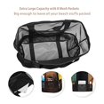 thumbnail image 6 of myvepuop Clearance Mesh Beach Bag Family Beach Tote 9 Pockets Beach Towel Bag Beach Bag Beach Bag, 6 of 7