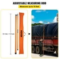 thumbnail image 4 of Load Height Measuring Stick, 15' Sturdy Fiberglass Truck Height Stick with Adjustable Pole, Non-conductive Truck Height Measuring Stick with Carrying Bag, Height Stick for Trucks, Car Haulers, 4 of 12