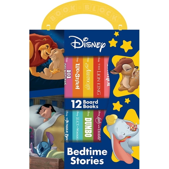Disney: Bedtime Stories 12 Board Books, (Paperback)