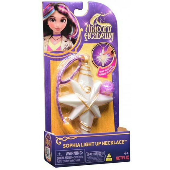 Unicorn Academy Sophia Light Up Necklace Set (with Glitter Ring)