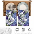 thumbnail image 5 of Spring Flowers Kitchen Towels Set of 3, Purple Hydrangea Orchid Floral Country Absorbent Dish Towels for Kitchen, Microfiber Hand Towel, Quick Drying Tea Towel for Cleaning Decorative Dishcloths, 5 of 7