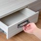 thumbnail image 5 of Uxcell 2 Pack Flush Pull Handle, 2.5 Inch Hole Center Recessed Furniture Grip, Gray, 5 of 6