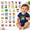 Baby Shower Animals-36pcs, variant on 36iron On Patches For Onesies Cute Dtf Transfers Ready To Press Shower Games Onesie Decorating Kits Diy Crafts Decorations(animals
