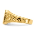 thumbnail image 4 of 14k Yellow Gold Square Baby Signet Ring, 4 of 9