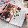 thumbnail image 5 of Red Rose Bookmark for Women, Metal Book Page Holder for Reading Lovers, Teacher Appreciation Gifts Valentine Mother's Day Christmas Birthday Gift, 5 of 5
