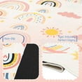thumbnail image 4 of AKASISRUG Kids Area Rug Washable Non-Slip,Rainbow Weather Mat,Space Mat for Living Room，XL, 4 of 7