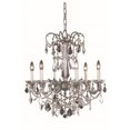 thumbnail image 1 of Elegant Lighting Athena 23" 6 Light Elements Crystal Chandelier, 1 of 1