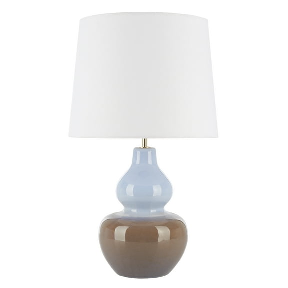 SAFAVIEH Oriel 25.5 in. Modern Artistic Table Lamp, Light Blue