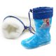 thumbnail image 2 of Nuevas botas de lluvia de princesas de Disney para niños congelados, zapatos de goma con dibujos animados para hombres y mujeres, zapatos de agua de PVC para niñas, talla 26-3827, plantilla de 17cm Gao Jinjia LED, 2 of 2