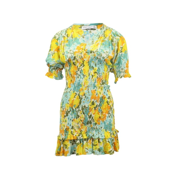 Pre-Owned Faithfull The Brand Margarita Floral Print Mini dress in Multicolor Rayon