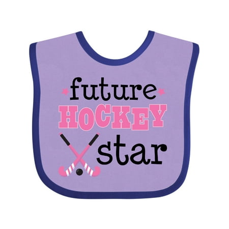 

Inktastic Future Field Hockey Star Gift Baby Girl Bib