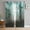 Blue, variant on Purple Forest Sheer Curtains 54 Inches Length 2 Panels Set, Window Sheer Curtains for Living Room/Bedroom, Vintage Foggy Woods Tree Light Filtering Rod Pocket Curtain 52'' x 54'' x 2