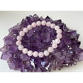thumbnail image 2 of Rose Quartz Crystal Bead Bracelet, Wholesale Genuine Rose Quartz Bracelet, Healing Crystal Bracelet Gift for Men & Women (1), 2 of 9