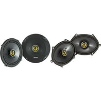 Kicker 46CSC684 CS-Series CSC68 6x8-Inch Coaxial Speakers w/ 46CSC654 6.5" Coaxial Bundle