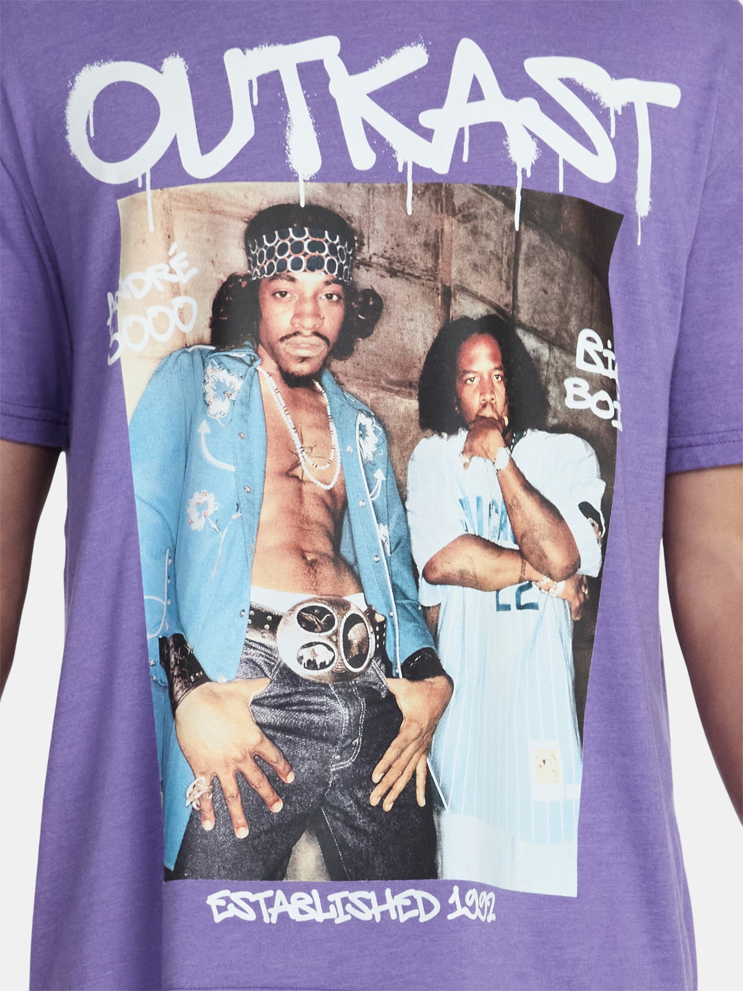 Outkast Men's and Big Men's Boxy Fit Graphic Tee with Short Sleeves, Sizes XS-5XL