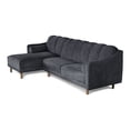 thumbnail image 4 of Sala Modular Sofá Cama Reversible De Velvet Gris Oxford Modelo Scotch, 4 of 8