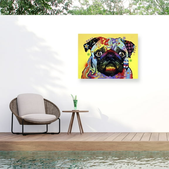 Dean Russo 'Pug' Outdoor All-Weather Wall Decor