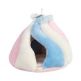 thumbnail image 2 of Flmtop Colorful Cotton Candy Shape Squirrel Small Pet Hammock Warm Sleeping Hanging Bed Multicolor, 2 of 9