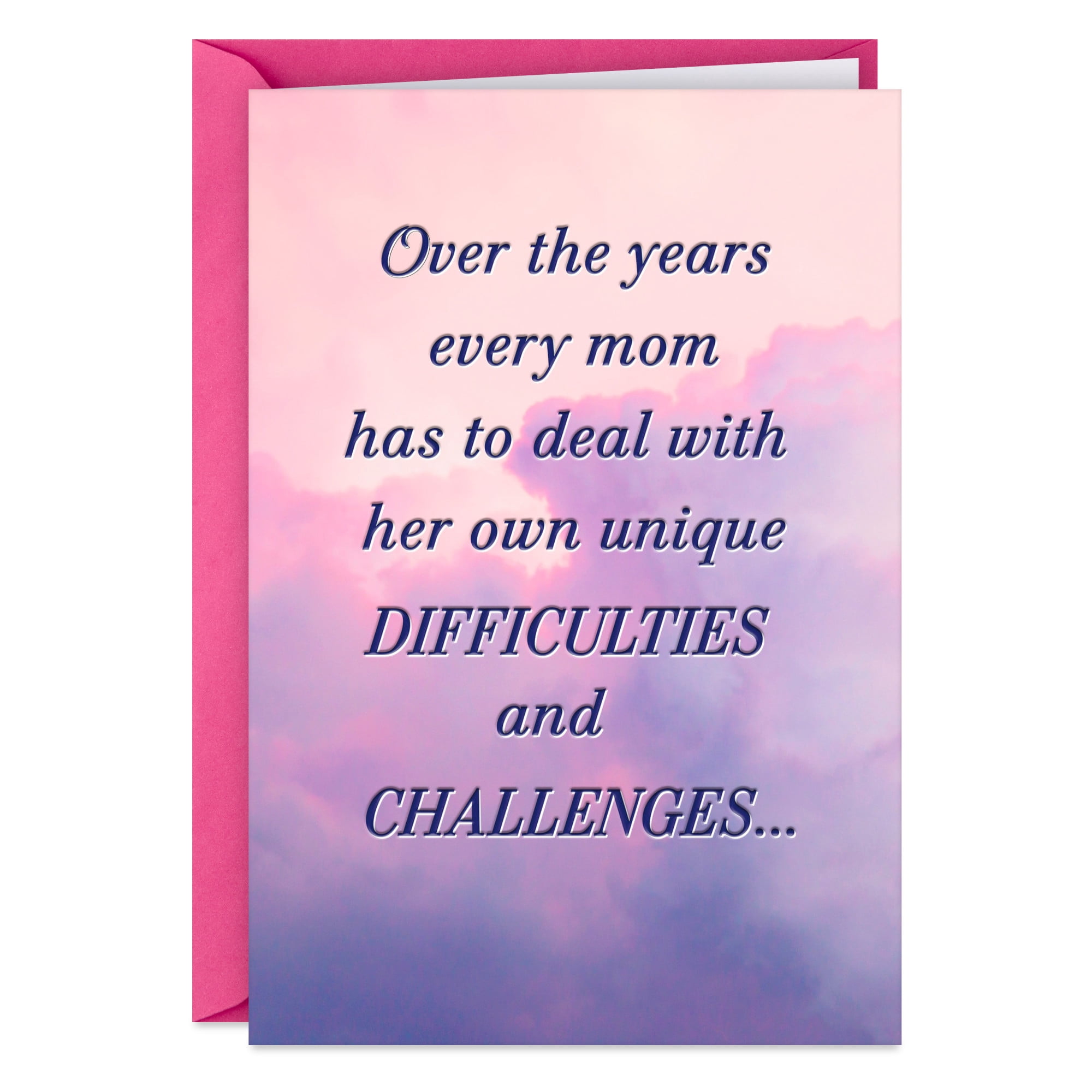 Hallmark Funny Birthday Card for Mom (From Your Favorite "Challenge"), 1 count