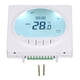 thumbnail image 2 of Termostato Doméstico, Ahorro De Energía Lectura Rápida De Datos Panel De Control De Temperatura De Alta Confiabilidad Luz Blanca Precisa 220 V Para Sala De Estar, 2 of 8
