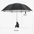 thumbnail image 4 of Universal Camera Umbrella with Clip Accs Bracket Universal Compact for Outdoor Bike Camping, 4 of 9