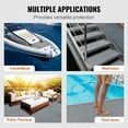 thumbnail image 6 of "EVA Foam Boat Decking 94.5" x 45.7", Non-Slip Self-Adhesive Marine Flooring, 29.9 sq.ft Waterproof Boat Mat for Pontoon, Kayak, Yacht Deck (Gray)", 6 of 11