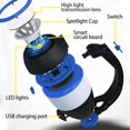 thumbnail image 1 of Lámpara 3-en-1 USB Camping Light 1500mAh Linterna portátil de mesa para interiores (Azul) JShteea Para estrenar, 1 of 6