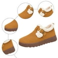 thumbnail image 5 of Chenyee Snow Boots for Women Suede Water-proof Winter Warm Fleece Lined Adjustable Buckle Walking Shoes, 5 of 6