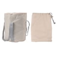 thumbnail image 1 of Cubo plegable para acampar de poliéster de doble capa con bolsa de almacenamiento para exteriores Beige, 1 of 10