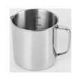thumbnail image 2 of Inteprter Taza de metal premium de acero inoxidable con mango antideslizante para mediciones precisas multifuncional Cocina y Comedor 2000ML, 2 of 6