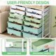 thumbnail image 5 of Carro de almacenamiento TOOLF de 12 cajones con tapa de madera verde, 5 of 9
