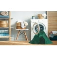 thumbnail image 2 of Ahgly Company Machine Washable Indoor Round Transitional Deep Teal Green Area Rugs, 5' Round, 2 of 7