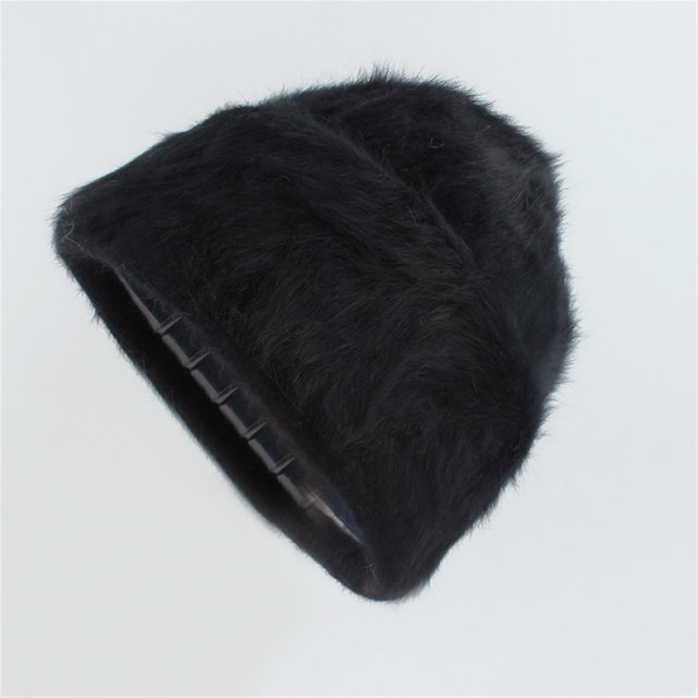 Bomber Hats Unisex Wool Cap Smooth Board Solid Warm Brimless Plush Cap Bomber Hats