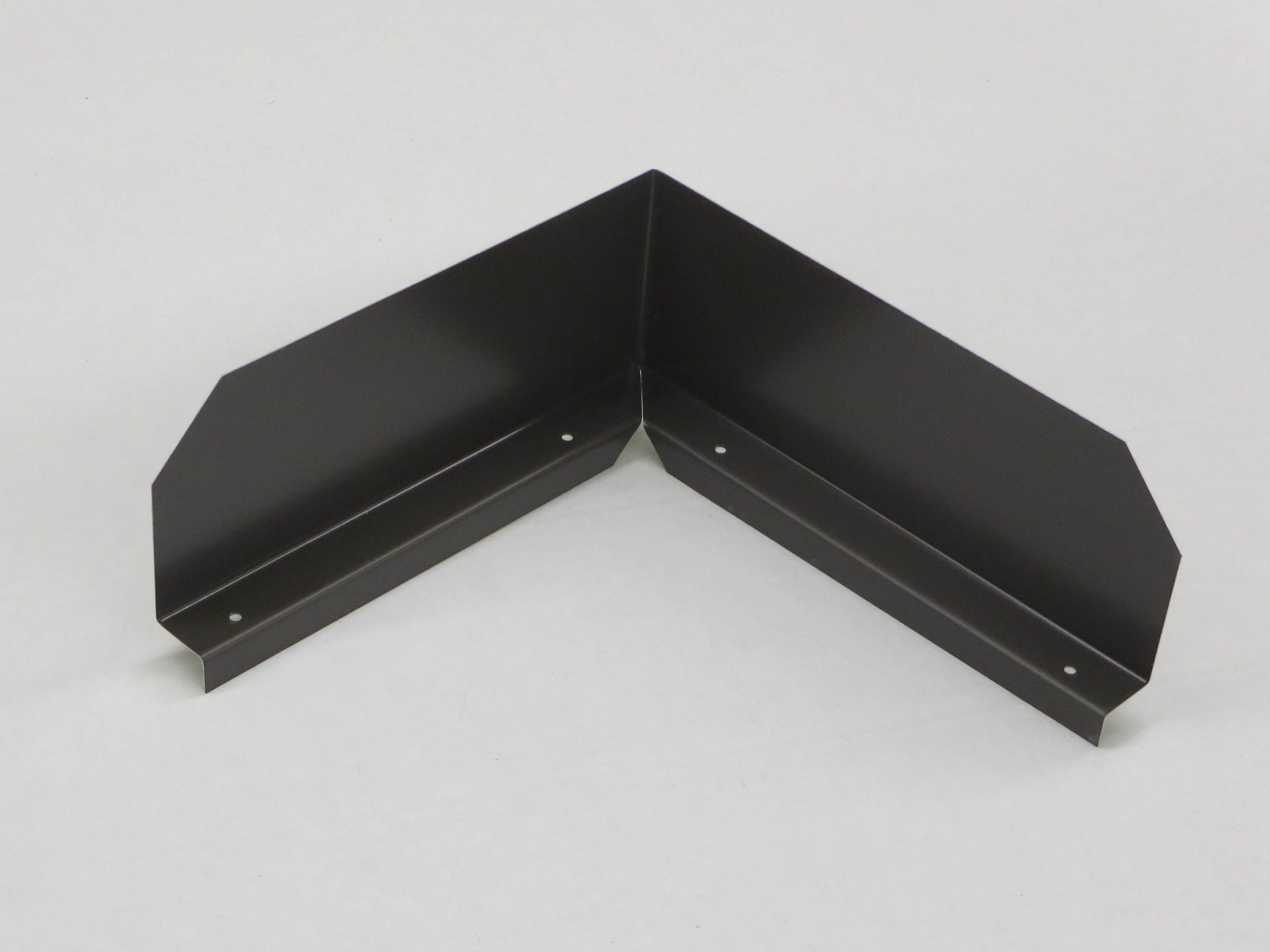 Bent (Inside Corner) Gutter Valley Splash Guards 3 ct Musket Brown