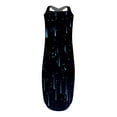 thumbnail image 4 of TAGOLD Womens Summer Dresses,Women's Printed Sleeveless Cross Front Neck Long Dress Black L, 4 of 4