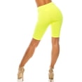 thumbnail image 2 of USA Basic Athleisure Shorts Neon Yellow L, 2 of 2