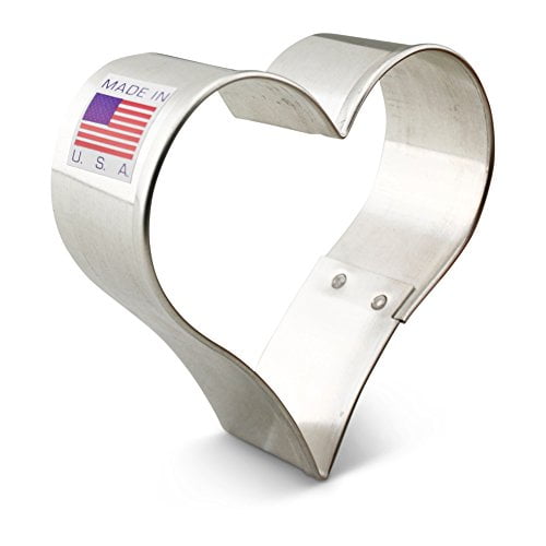 Ann Clark Cookie Cutters Heart Cookie Cutter, 2.75"