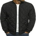 thumbnail image 1 of Blouson Bombardier pour Hommes Décontracté Automne Hiver Veste et Manteaux Style Militaire, 1 of 4