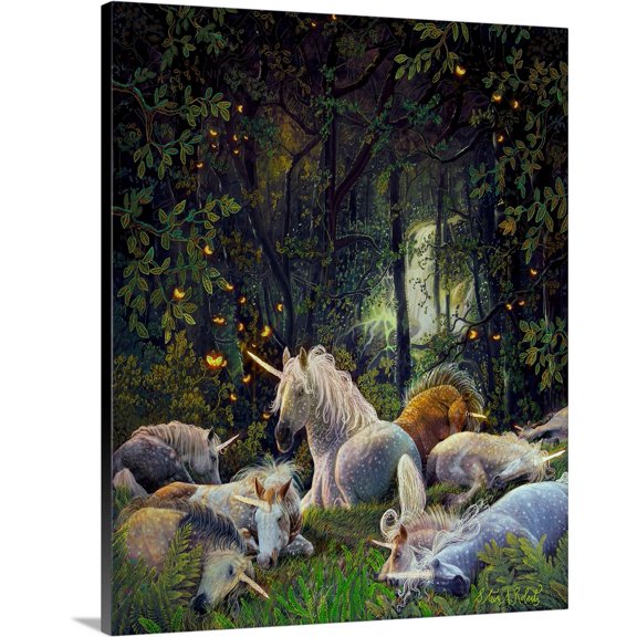 Great BIG Canvas | Steve A. Roberts Premium Thick-Wrap Canvas entitled A Peaceful Night