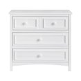 thumbnail image 4 of Oxford Baby Farmington 3-Drawer Dresser, Rustic White, 4 of 7