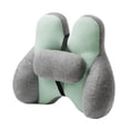 thumbnail image 2 of 2 almohadas de apoyo lumbar para oficina, cojín de apoyo para la espalda para silla, regalo, almohada de asiento para silla de lectura, sala de estar, verde, 2 of 8