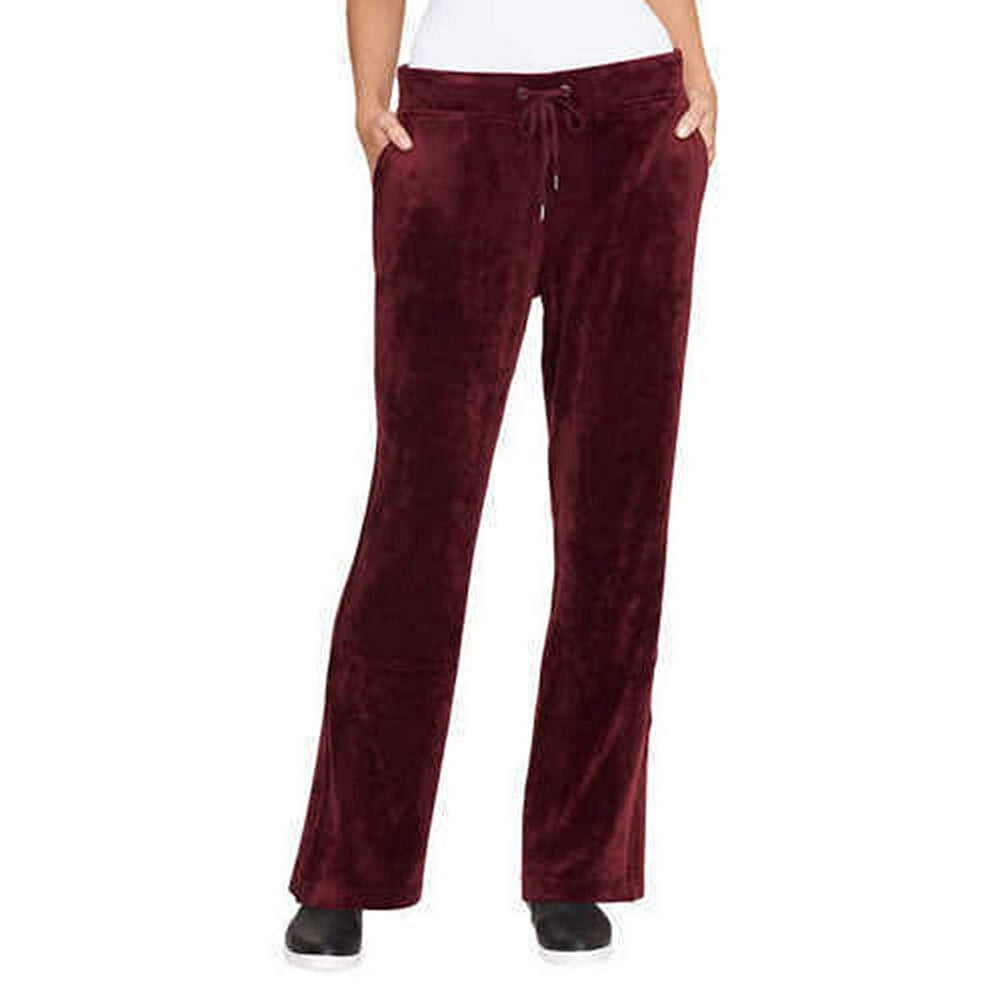 Gloria Vanderbilt - Gloria Vanderbilt Women Jemma Velour Relaxed Fit Sweatpants - Walmart.com